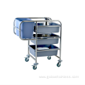 Plastic Cleaning Cart Good Quality Hotel Housekeeping Clearing Cart Factory